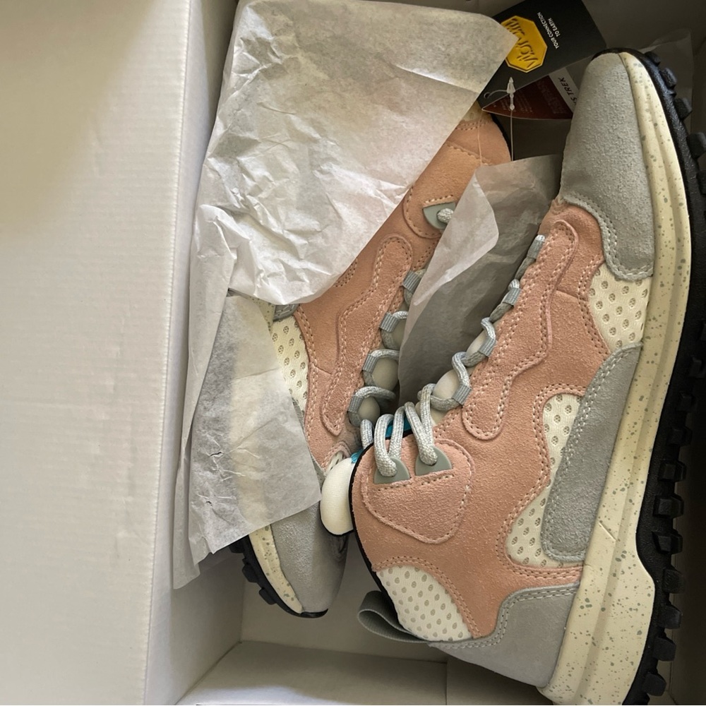 Brandblack SANTA MONICA Gray and Tan AQUA Sneakers with Vibram Sole - Picture 7 of 7
